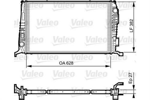 VALEO 735279 SU RADYATÖRÜ DUSTER 10-13 1.5 DCI MT