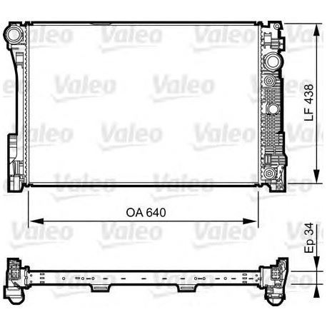 VALEO 735292 RADYATÖR MERCEDES C180CGI 08-14 C300 C300 4MATIC 11-
