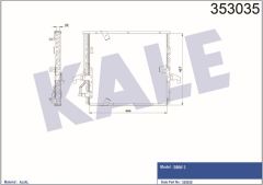 Kale 353035 Klima Radyatörü (483×468×25) Bmw 3 (E36) 316  318 320