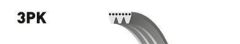 Gates 3Pk863Sf Kanallı Kayış Mını One D 03-06 Mıcro-V Epdm Etılen