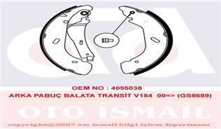 Trw Gs8690 Kampana Balata Transıt V184 Arkadan Çekıslı 280X64