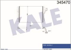 Kale 345470 Radyatör Klima Soul 1.6 Gdı  2014 Sonrası Kurutucu Ile 97606-B0