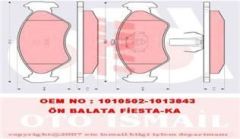 Trw Gdb1221 Fren Balatası Ön Fıesta Iv 1995 Sonrası Ka 1996 Sonrası / Mazda 121 96-