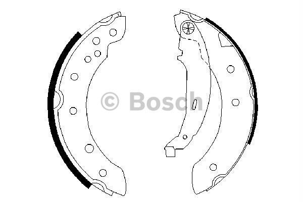 Bosch 986487585 Kampana Balata Clıo Symbol Iı 2008 Sonrası Clıo Iı 1998 Sonrası Lag