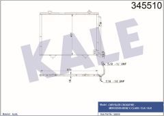 Kale 345510 Klima Radyatörü C-Class Clk Slk Crossfıre