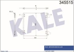 Kale 345515 Klima Radyatörü Mercedes M-Class