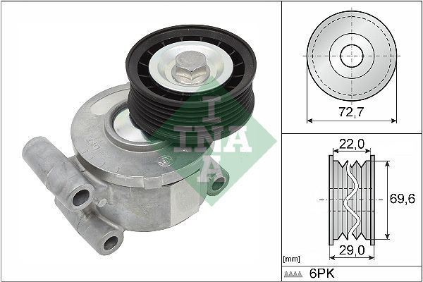 Ina 534024910 Alternatör Gergi Kolu Volvo C30 S40 1.8 2.0 V50 06-