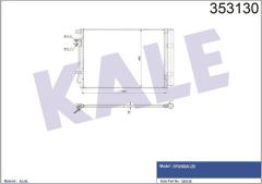 Kale 353130 Klima Radyatörü İ20