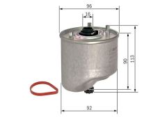 Bosch F026402125 Mazot Filtresi Kaleos 2008 Sonrası 2.0 Dcı / Qashqaı 07-