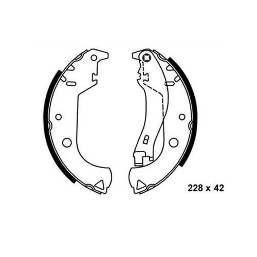 Bosch 986487626 Kampana Balata Doblo 223 2001 Sonrası 228X42