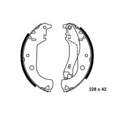 Bosch 986487626 Kampana Balata Doblo 223 2001 Sonrası 228X42