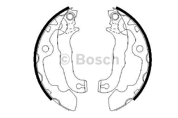 Bosch 986487633 Kampana Balata Focus I 1998 Sonrası Focus Iı 2004 Sonrası 203X38