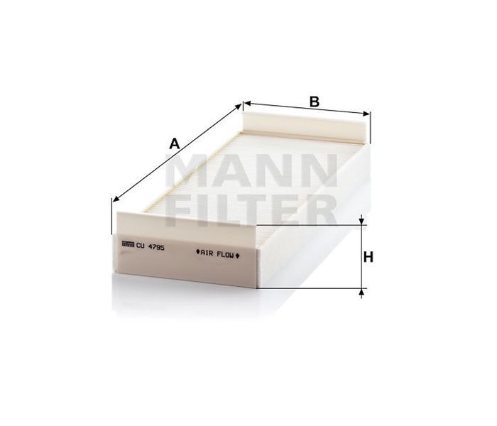 Mann Cu4795 Polen Filtresi Man T G A Serıe Cu4795