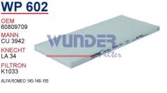 WUNDER WP602 POLEN FİLTRESİ - FiAT TEMPRA 1.4ie-1.6ie-TiPO 1.4ie-