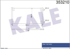 Kale 353210 Klima Radyatörü Fıat Punto