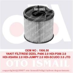 Delphi Hdf536 Mazot Filtresi 206 307 405 406 806 Partner Expert /