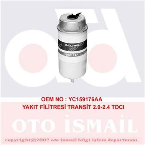 Delphi Hdf537 Mazot Filtresi Transıt W184 00-06 2.0 Tdcı 2.4 Tdcı