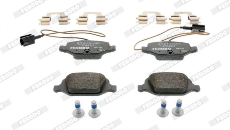 Ferodo Fdb4321 Arka Fren Balatası Fıat 500 1.4 Abarth 2008 Sonrası Fıat 50