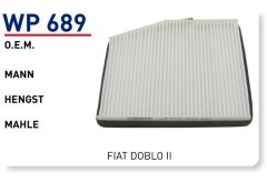 WUNDER WP689 POLEN  FİLTRESİ - FİAT DOBLO II