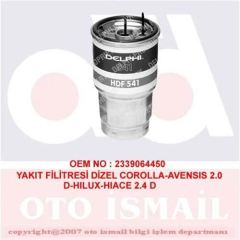 Delphi Hdf541 Mazot Filtresi Corolla 2003-2007 Avensıs 03-08 Rav4 01-