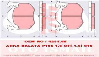 Trw Gdb1305 Fren Balatası Arka Clıo I 1990 Sonrası Clıo Iı Megane I 1995 Sonrası /