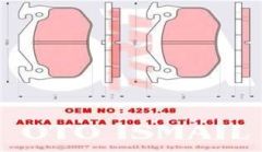 Trw Gdb1305 Fren Balatası Arka Clıo I 1990 Sonrası Clıo Iı Megane I 1995 Sonrası /