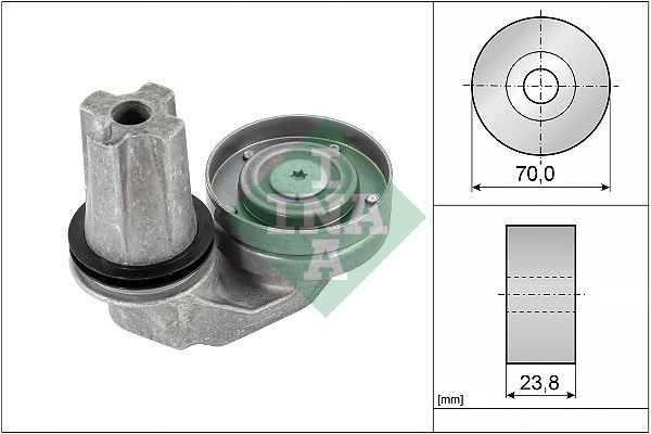 Ina 534063510 Spannarm. Keilrippenriemen Land Rover