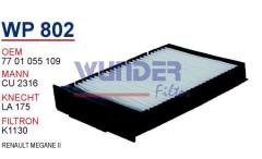 WUNDER WP802 POLEN FİLTRESİ - RENAULT MEGANE II
