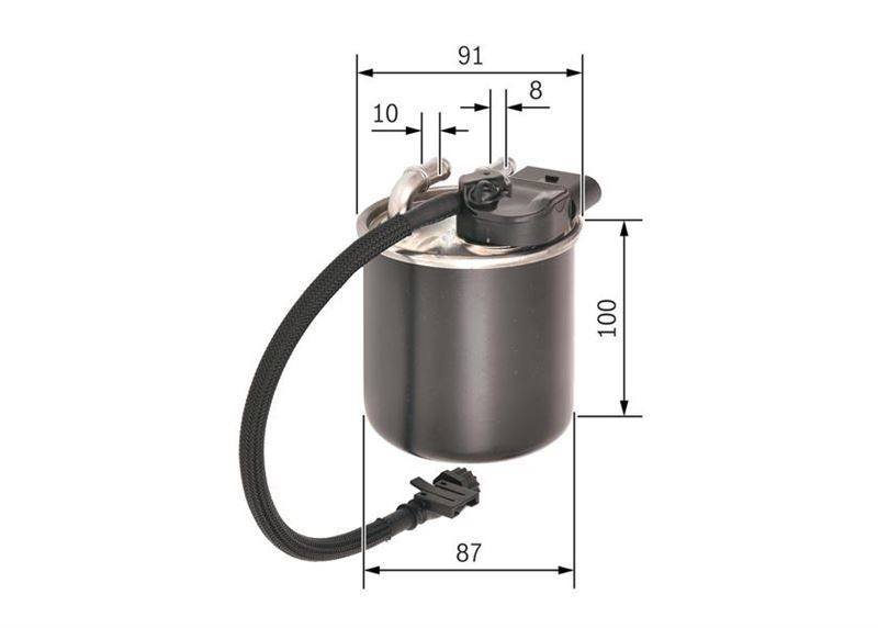 Bosch F026402841 Yakıt Filtresi Benz V Klasse Vıto