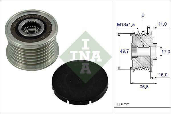 Ina 535001610 Alternatör Kasnağı Mercedes C Serısı C220 C270 Clk