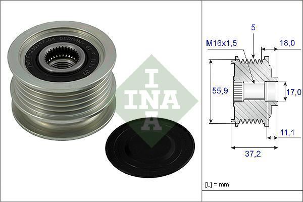 Ina 535001810 Alternatör Kasnağı Golf Polo Passat