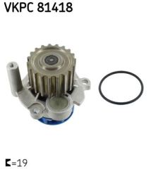 Skf Vkpc81418 Devirdaim Su Pompası Golf V Polo Jetta Caddy Iıı Tr