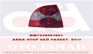 Stop Lambası Sağ Passat 00-05 Duysuz