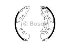 Bosch 986487759 Kampana Balata Yarıs 05-10 / Charade  2011 Sonrası Fransa M