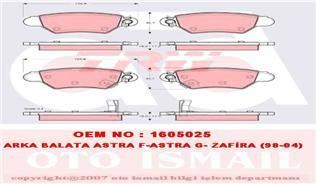 Trw Gdb1352 Fren Balatası Arka Astra G 1998 Sonrası Corsa C 2000 Sonrası Zafıra A 9