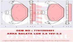 Trw Gdb1353 Fren Balatası Arka Laguna I 94-