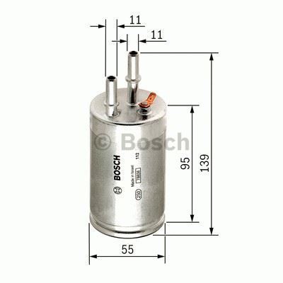 Bosch F026403014 Yakıt Filtresi S60 Iı T4  2010 Sonrası S80 Iı  2010 Sonrası V60 10-