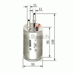 Bosch F026403014 Yakıt Filtresi S60 Iı T4  2010 Sonrası S80 Iı  2010 Sonrası V60 10-