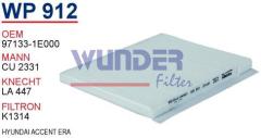 WUNDER WP912 POLEN FİLTRESİ - HYUNDAi ACCENT ERA