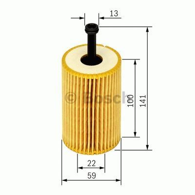 Bosch 1457429193 Yağ Filtresi 106 Ym 206 -04 306 2000 Sonrası 307 2001 Sonrası Part