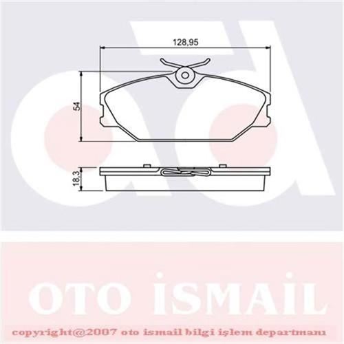 Bosch 986424533 Fren Balatası Ön R9 Em  R11 R18 R19 Clıo I Clıo S