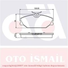Bosch 986424533 Fren Balatası Ön R9 Em  R11 R18 R19 Clıo I Clıo S