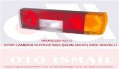 Mars 510312 Stop Lambası Sağ M131 Sahın 88-95  Duysuz Sarı Sinyal