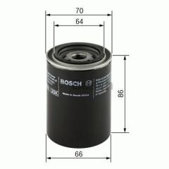 Bosch F026407025 Yağ Filtresi Accent Blue Getz 2002 Sonrası 1.1 İ10 2008 Sonrası 1.