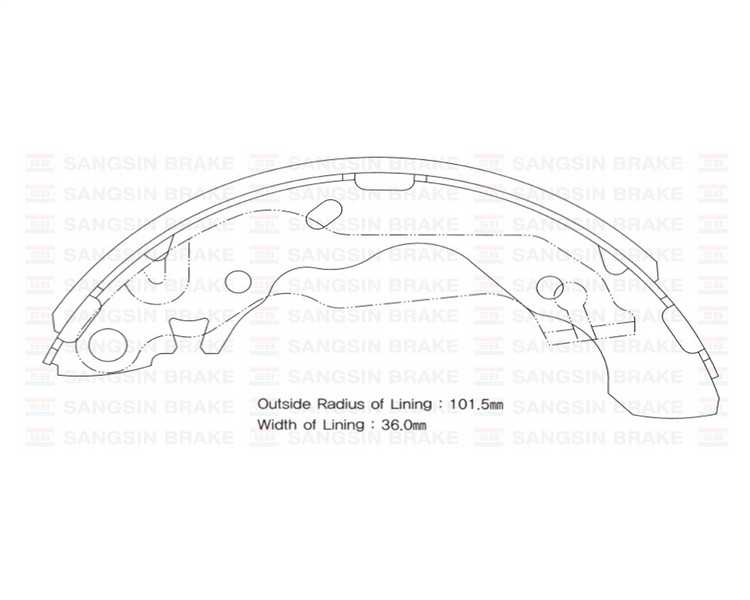 Sangsıng Sa062 Kampana Balata Accent 2003 Sonrası Coupe 96-02 Elantra 96-0