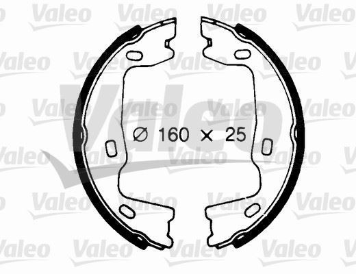 Valeo 562572 El Fren Balatası Astra F 1991 Sonrası Astra G 1998 Sonrası Vectra A 88