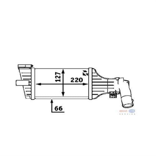 BEHR 8Ml376723-181 Turbo Radyatörü Astra G 1.7Dtı 16V 1.7Cdtı 2.0