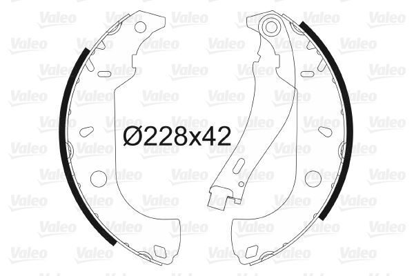 Valeo 562585 Kampana Balata Tempra Sw Marea 96-02 / 145 94-96 146