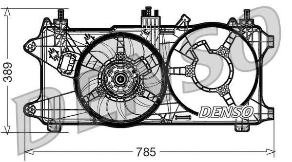 Denso Der09084 Fan Motoru Doblo 2006 Sonrası 1.3 Jtd 1.9 Jtd Nac