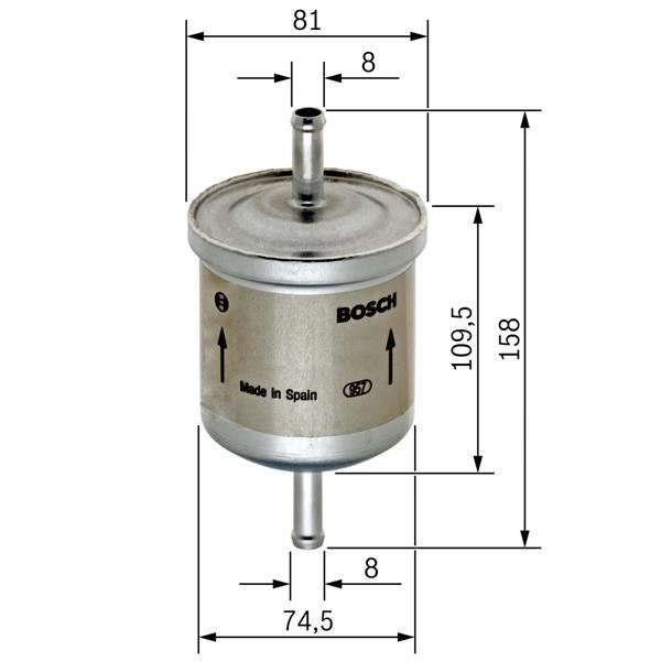 Bosch F026407070 Yağ Filtresi